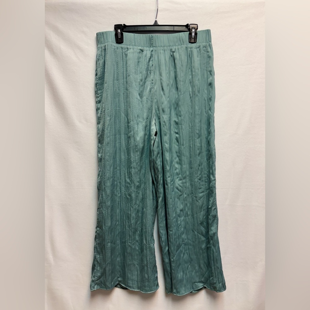 NWT Z Supply Sunset Satin Flowy Wide-Leg Pants